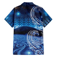 New Zealand Matariki Hawaiian Shirt Taniko Aramoana With Koru Galaxy Sky Night