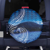 New Zealand Matariki Spare Tire Cover Taniko Aramoana With Koru Galaxy Sky Night