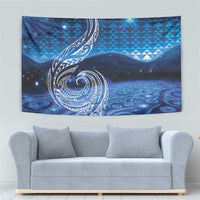 New Zealand Matariki Tapestry Taniko Aramoana With Koru Galaxy Sky Night