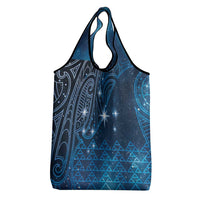 New Zealand Matariki Grocery Bag Taniko Aramoana With Maori Galaxy Sky Night