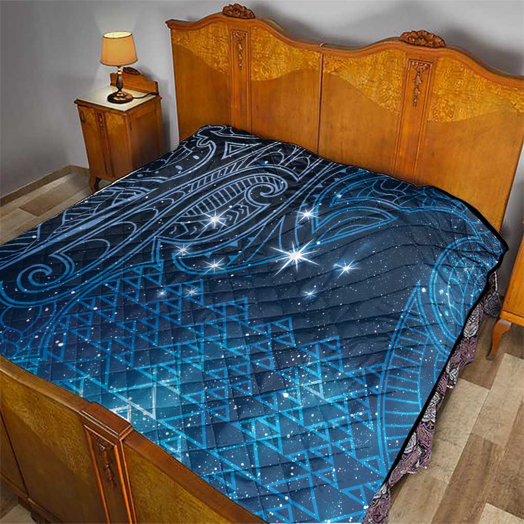 New Zealand Matariki Quilt Taniko Aramoana With Maori Galaxy Sky Night