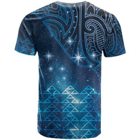 New Zealand Matariki T Shirt Taniko Aramoana With Maori Galaxy Sky Night