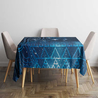 New Zealand Matariki Tablecloth Taniko Aramoana With Maori Galaxy Sky Night