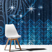 New Zealand Matariki Window Curtain Taniko Aramoana With Maori Galaxy Sky Night