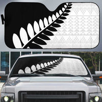 New Zealand Silver Fern Niho Taniwha Auto Sun Shade - Polynesian Pride
