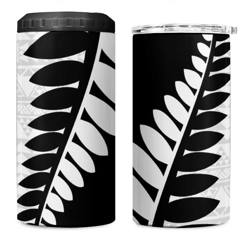 New Zealand Silver Fern Niho Taniwha 4 in 1 Can Cooler Tumbler