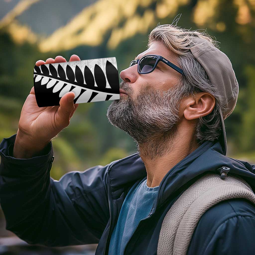 New Zealand Silver Fern Niho Taniwha 4 in 1 Can Cooler Tumbler