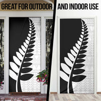 New Zealand Silver Fern Niho Taniwha Door Cover - Polynesian Pride