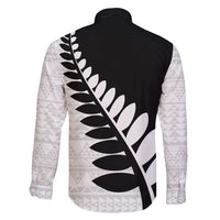 New Zealand Silver Fern Niho Taniwha Family Matching Mermaid Dress and Hawaiian Shirt LT9 - Polynesian Pride