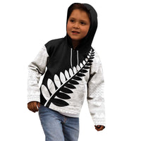 New Zealand Silver Fern Niho Taniwha Kid Hoodie