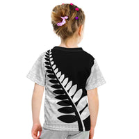 New Zealand Silver Fern Niho Taniwha Kid T Shirt
