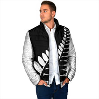 New Zealand Silver Fern Niho Taniwha Padded Jacket - Polynesian Pride