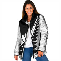 New Zealand Silver Fern Niho Taniwha Padded Jacket - Polynesian Pride