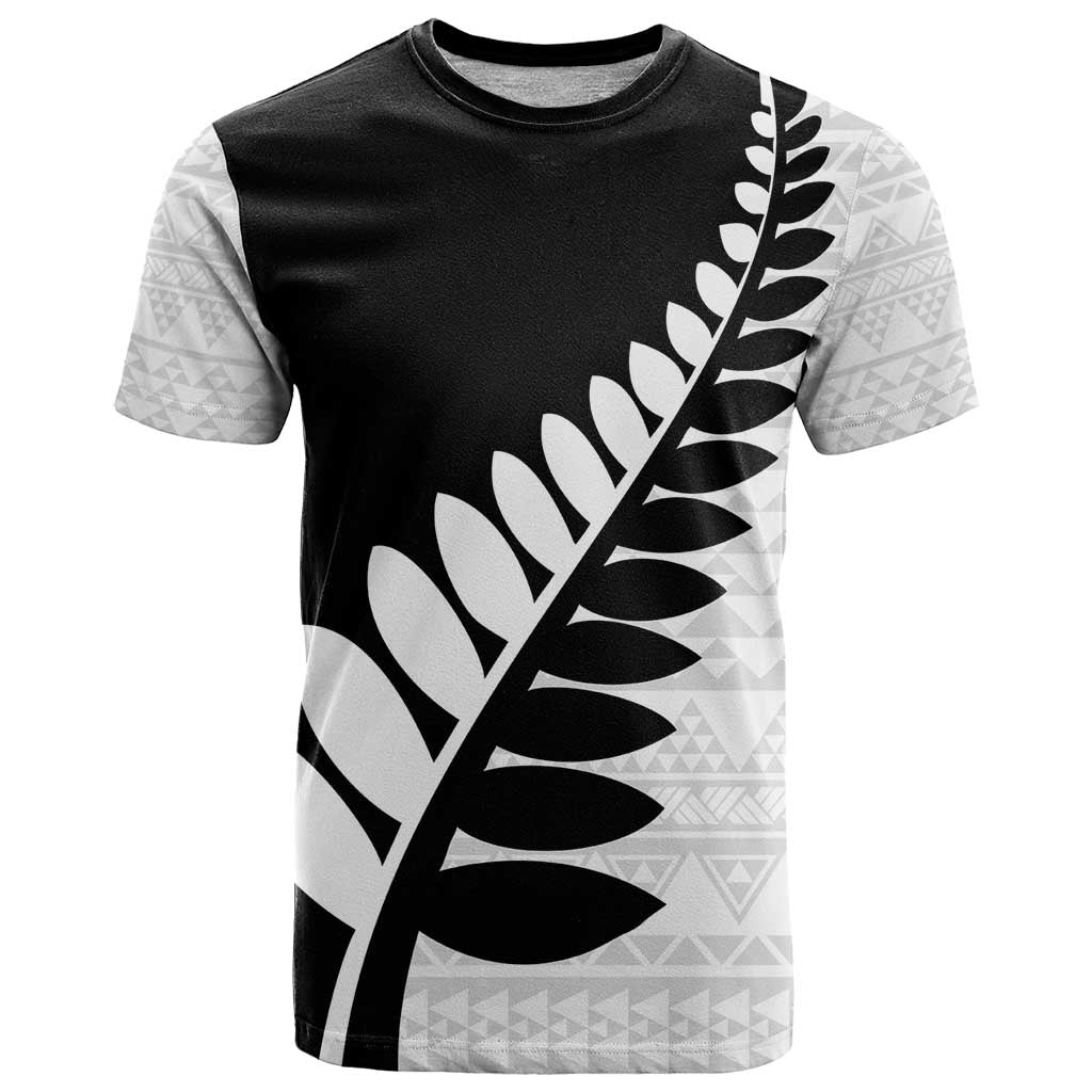 New Zealand Silver Fern Niho Taniwha T Shirt