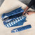 Blue Hibiscus Turle Umbrella Hawaiian Style Tribal Tapa Pattern - Polynesian Pride