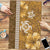 Gold Hibiscus Turle Puzzle Hawaiian Style Tribal Tapa Pattern - Polynesian Pride