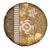 Gold Hibiscus Turle Spare Tire Cover Hawaiian Style Tribal Tapa Pattern