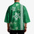 Green Hibiscus Turle Kimono Hawaiian Style Tribal Tapa Pattern - Polynesian Pride