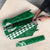 Green Hibiscus Turle Umbrella Hawaiian Style Tribal Tapa Pattern - Polynesian Pride