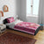 Pink Hibiscus Turle Bedding Set Hawaiian Style Tribal Tapa Pattern