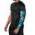 Teal Hibiscus Turle Arm Sleeves Hawaiian Style Tribal Tapa Pattern - Polynesian Pride