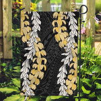 Puakenikeni and Maile Lei Garden Flag Black Double Strand Lei