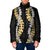 Puakenikeni and Maile Lei Padded Jacket Black Double Strand Lei - Polynesian Pride