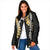 Puakenikeni and Maile Lei Padded Jacket Black Double Strand Lei - Polynesian Pride