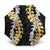 Puakenikeni and Maile Lei Umbrella Black Double Strand Lei - Polynesian Pride