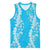 Puakenikeni and Maile Lei Basketball Jersey Blue Double Strand Lei - Polynesian Pride