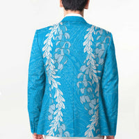 Puakenikeni and Maile Lei Blazer Blue Double Strand Lei - Polynesian Pride