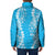 Puakenikeni and Maile Lei Padded Jacket Blue Double Strand Lei - Polynesian Pride