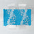 Puakenikeni and Maile Lei Tablecloth Blue Double Strand Lei