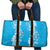 Puakenikeni and Maile Lei Travel Bag Blue Double Strand Lei - Polynesian Pride