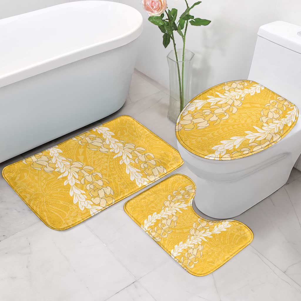 Puakenikeni and Maile Lei Bathroom Set Gold Double Strand Lei - Polynesian Pride
