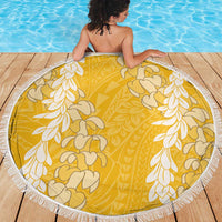 Puakenikeni and Maile Lei Beach Blanket Gold Double Strand Lei