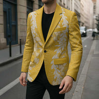 Puakenikeni and Maile Lei Blazer Gold Double Strand Lei - Polynesian Pride