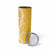 Puakenikeni and Maile Lei Skinny Tumbler Gold Double Strand Lei