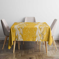 Puakenikeni and Maile Lei Tablecloth Gold Double Strand Lei