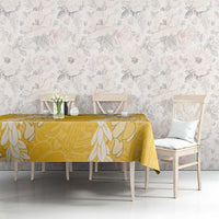 Puakenikeni and Maile Lei Tablecloth Gold Double Strand Lei