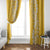 Puakenikeni and Maile Lei Window Curtain Gold Double Strand Lei