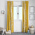 Puakenikeni and Maile Lei Window Curtain Gold Double Strand Lei