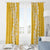 Puakenikeni and Maile Lei Window Curtain Gold Double Strand Lei