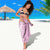 Puakenikeni and Maile Lei Sarong Pink Double Strand Lei