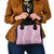 Puakenikeni and Maile Lei Shoulder Handbag Pink Double Strand Lei