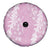 Puakenikeni and Maile Lei Spare Tire Cover Pink Double Strand Lei