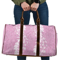 Puakenikeni and Maile Lei Travel Bag Pink Double Strand Lei - Polynesian Pride