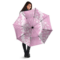 Puakenikeni and Maile Lei Umbrella Pink Double Strand Lei - Polynesian Pride