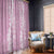 Puakenikeni and Maile Lei Window Curtain Pink Double Strand Lei