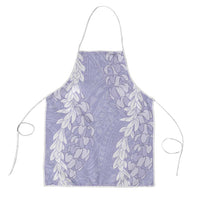 Puakenikeni and Maile Lei Apron Purple Double Strand Lei - Polynesian Pride